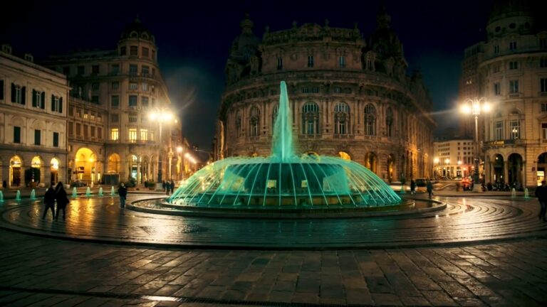 Piazza De Ferrari - Fontana Verde - San Patrizio - Genova